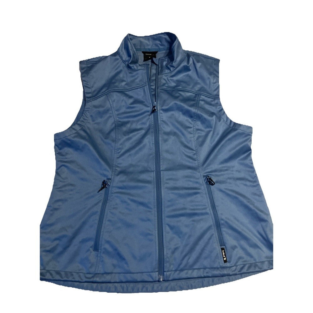 Baleaf Vest‎ Men Large Blue Full Zip Pockets Performance Hiking Activewear XL